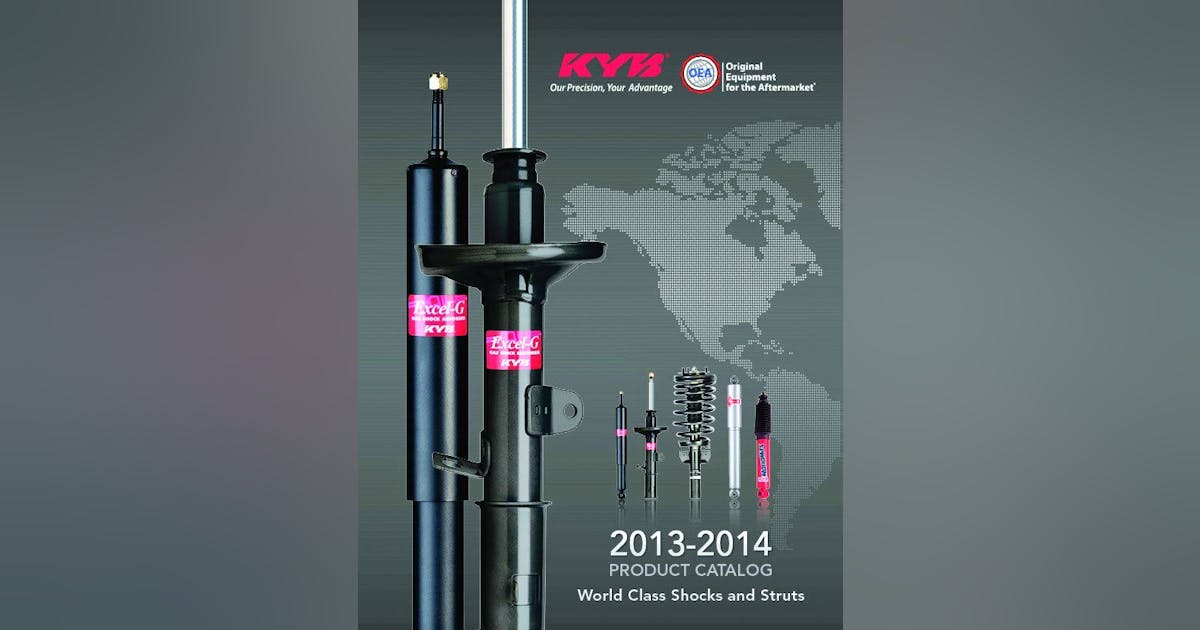 KYB Ride Control Catalog 20130815 Modern Tire Dealer