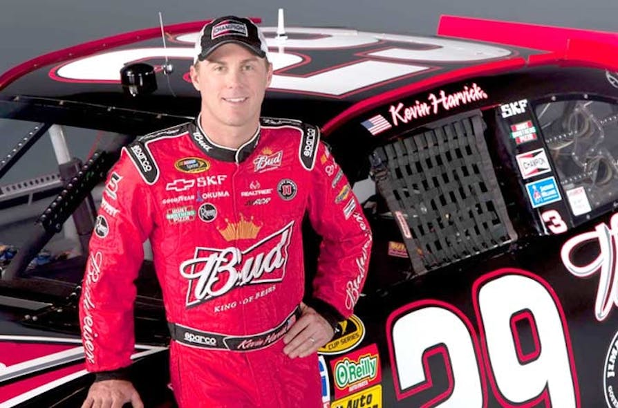 champion-spokesperson-kevin-harvick-to-chat-live-on-twitter-and-vyou-com