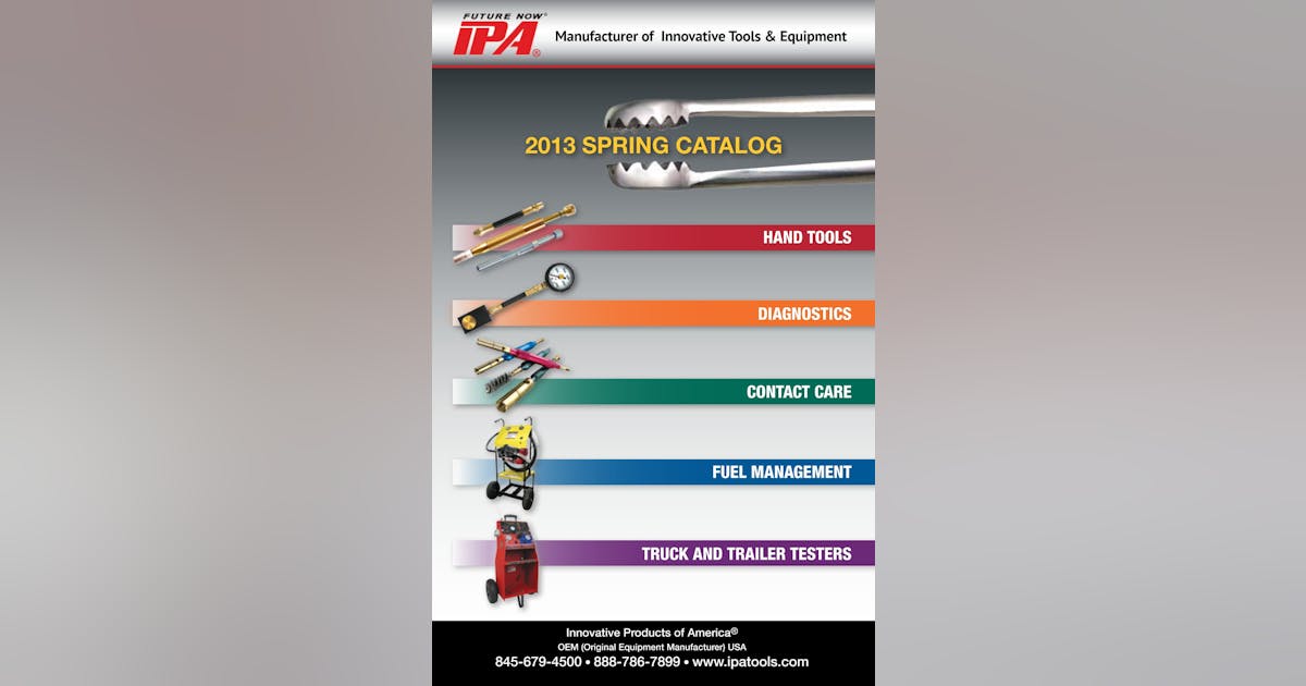 IPA Spring catalog includes five new products 20130227 Modern