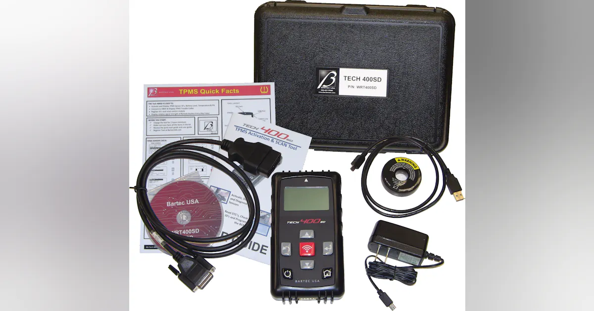 Tech400sd Bartec releases software updates for TPMS tool | 2013-06-11 | Modern ...
