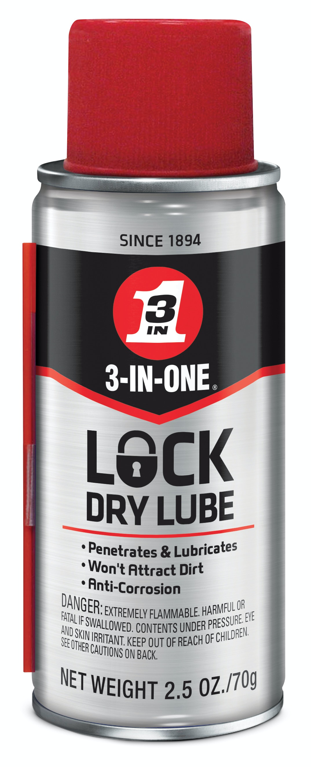 WD40 3InOne Lock Dry Lube protects locks 20150219 Modern Tire