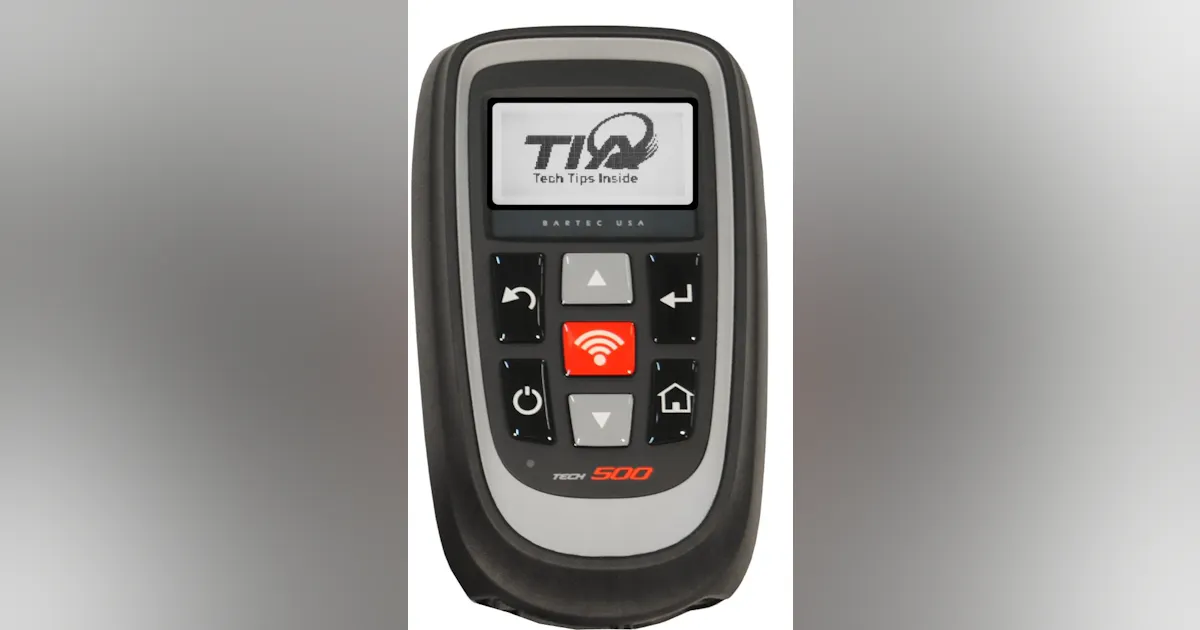 Bartec adds TIA relearn chart to TPMS tools 20150226 Modern Tire