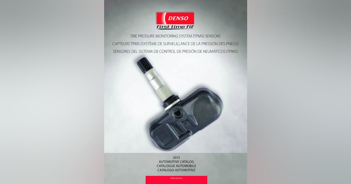 Denso releases TPMS sensor catalog 20150529 Modern Tire Dealer