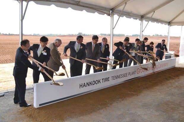 hankook-breaks-ground-on-new-plant-in-tennessee