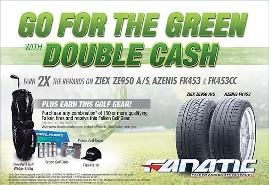 How Falken 'Fanatics' can earn 14 a tire 20140401 Modern Tire Dealer