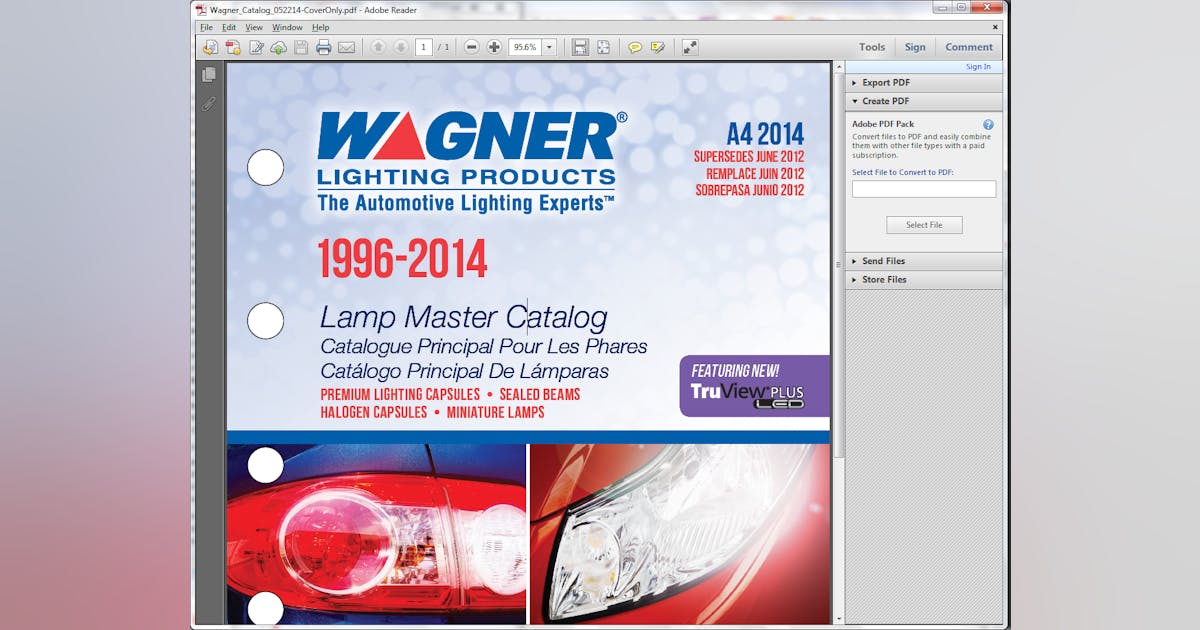 Expanded Wagner Lighting Catalog 20140812 Modern Tire Dealer