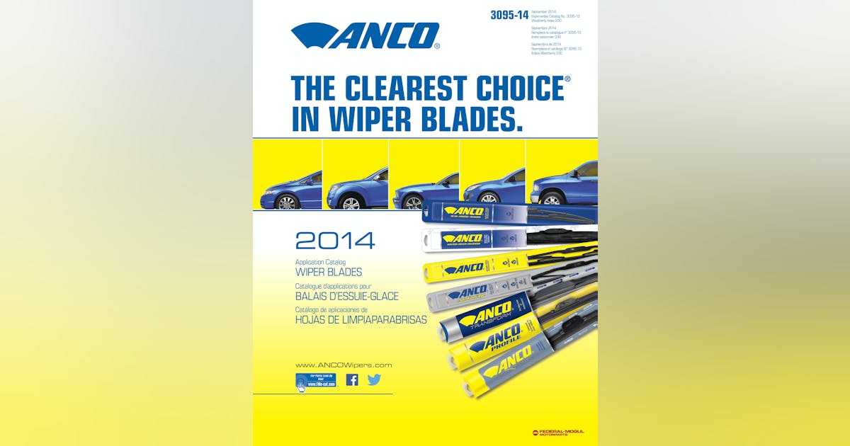FederalMogul has new Anco brand catalog Modern Tire Dealer