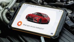 Technicians in tire dealerships now have access to Ortho, a voice assistant that finds precise and quick answers to questions they encounter while working on a vehicle.