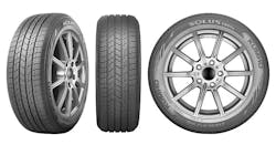 The tire, created specifically for the North American market, has ribs in the tire's main channel grooves to dissipate road noise and four wide channel groves to drain water and reduce hydroplaning on wet surfaces. The tire, created specifically for the North American market, has ribs in the tire's main channel grooves to dissipate road noise and four wide channel groves to drain water and reduce hydroplaning on wet surfaces.