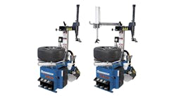 The DT-50 and DT-50A include a swing-arm design and steel clamps to handle 12-inch to 16-inch wheels, including low-profile and run-flat beads. The DT-50 and DT-50A include a swing-arm design and steel clamps to handle 12-inch to 16-inch wheels, including low-profile and run-flat beads.