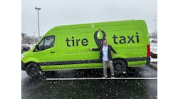 Dennis Murray, marketing manager for Tire Taxi, says he noticed a lack of infrastructure for providing cargo van tires and services. This sparked the idea for Tire Taxi. Dennis Murray, marketing manager for Tire Taxi, says he noticed a lack of infrastructure for providing cargo van tires and services. This sparked the idea for Tire Taxi.