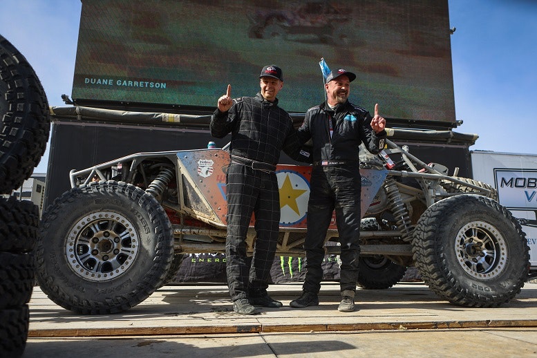 Jones raced on the Baja Boss M/T tires and came in first in the EMC and the 4800-class race.