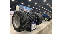 The tire debuted at the 2023 National Farm Machinery Show.