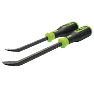 The pry bars have a black oxide finish to help protect against corrosion; hardened and tempered steel for durability; and a six-sided shaft that makes them prybar &ldquo;stronger than (their) rounded shaft counterparts,&rdquo; according got Mueller-Keups officials.