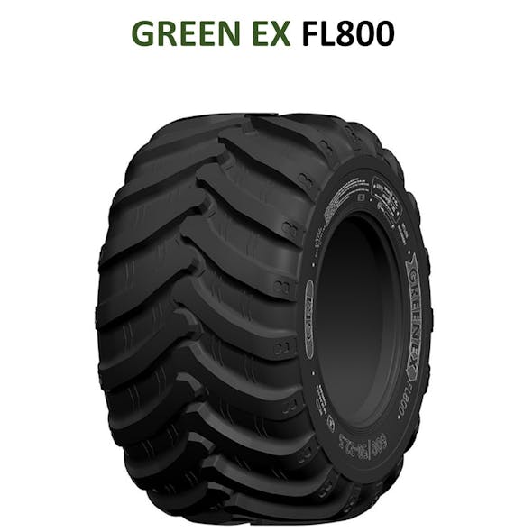 The GREEN EX FL 800 features &ldquo;one of the widest tread footprints in the industry&rdquo; and is now available in the 700/40-22.5 size. This new size has been included in the portfolio, and the tire&rsquo;s tread design, coupled together with a multi-lug angle, delivers traction on the field and flotation properties.
