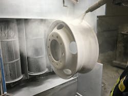 According to PPG officials, the program transforms rusty, corroded wheels to near-original equipment quality. Also, the company provides a comprehensive system to improve the efficiency of the refurbishing process.