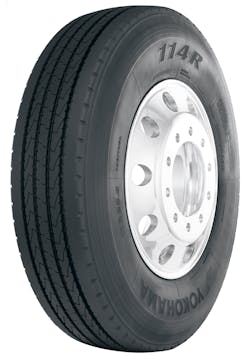 Features and benefits of the new Yokohama 114R include round shoulder ribs designed to resist curb damage and more. The tire will be available in six sizes. Features and benefits of the new Yokohama 114R include round shoulder ribs designed to resist curb damage and more. The tire will be available in six sizes.
