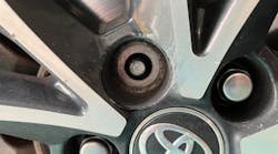 On mag seat wheels, the bolt holes are drilled straight thru the wheel so mag seat lug nuts are necessary.