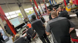 Andy Fiffick offers regular training on the new details of A/C service for his employees at Rad Air Complete Car Care and Tire Centers. He says the systems are getting more complex and technicians need plenty of training.