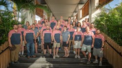 Retreaders gathered at Marangoni's recent meeting in Mexico. Retreaders gathered at Marangoni's recent meeting in Mexico.