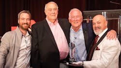 RNR Tire Express recently presented a Lifetime Achievement award to Tony Raffo (second from left.) RNR Tire Express recently presented a Lifetime Achievement award to Tony Raffo (second from left.)