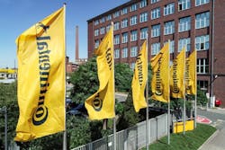 Continental AG expects its tire division to post sales of 14.5 billion euros to 15.5 billion euros this year. Continental AG expects its tire division to post sales of 14.5 billion euros to 15.5 billion euros this year.