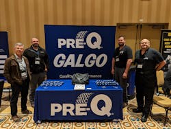 Pre-Q Galgo Corp. Exhibited at the 2023 OTR Conference in Tucson, Ariz. From Feb. 22 &ndash; 25. (L-R: Eduardo Nava, vice president; Ben Williams, field technician; Cole McElroy, southeast regional manager; Ron Elliott, marketing manager, Pre-Q.)