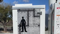 The decal, which is available to all tire dealers, states, “With admiration and gratitude, thank you to all the tire technicians who keep our industries running and safe. You are the solid foundation the tire industry stands on.” The decal, which is available to all tire dealers, states, “With admiration and gratitude, thank you to all the tire technicians who keep our industries running and safe. You are the solid foundation the tire industry stands on.”