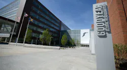 A Goodyear spokesperson says the company is evaluating damage at its Tupelo, Miss., consumer tire plant. (Pictured, Goodyear's global headquarters in Akron, Ohio.)