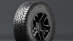 The Outpost nAT – which stands for “North American tire” or “new all-terrain tire” is tailored to the demands of North American roads and reinforced with blowout-resistant Aramid fibers. The Outpost nAT – which stands for “North American tire” or “new all-terrain tire” is tailored to the demands of North American roads and reinforced with blowout-resistant Aramid fibers.