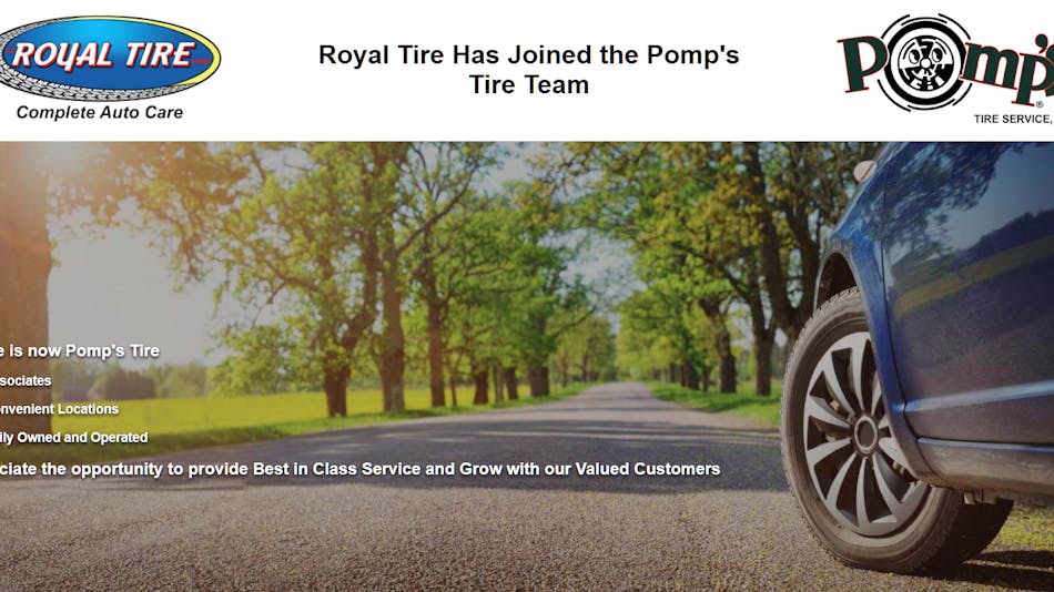 Pomp's Tire Service Purchases Royal Tire Modern Tire Dealer