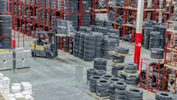 Two 17-inch sizes top the domestic passenger and light truck replacement tire segments, according to the U.S. Tire Manufacturers Association.