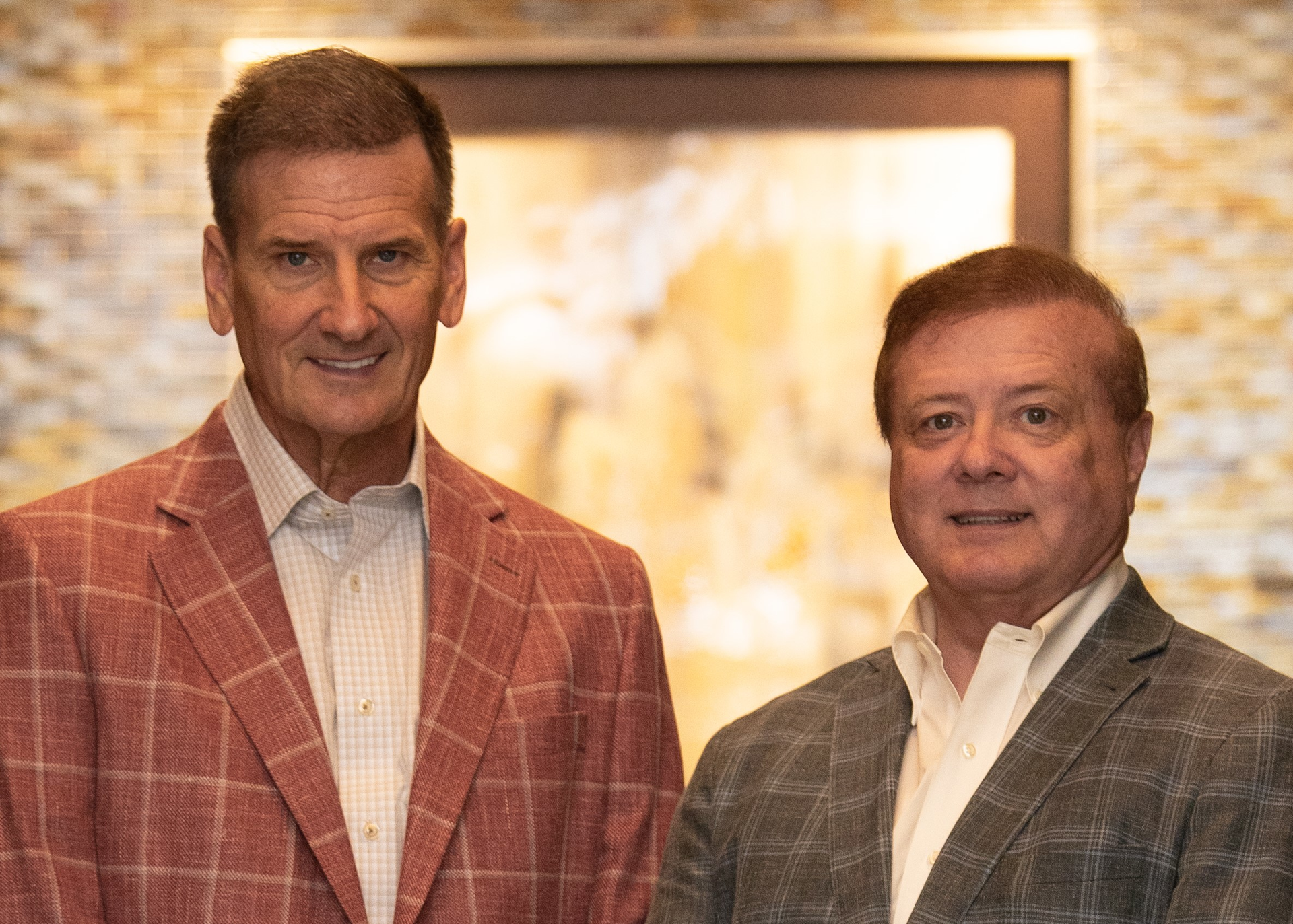 Jim and Tommy Duff, the owners of Southern Tire Mart LLC, won MTD's Tire Dealer of the Year Award in 2021.