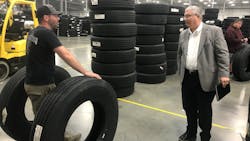 “We’re having conversations with distributors and dealers across the country,” says Jim Mayfield, president of Ralson Tire North America Inc. “We’re having conversations with distributors and dealers across the country,” says Jim Mayfield, president of Ralson Tire North America Inc.