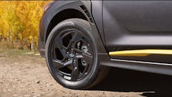 Sumitomo Rubber North America officials say the Falken Ziex ZE001A All-Season incorporates the company's latest technology. Sumitomo Rubber North America officials say the Falken Ziex ZE001A All-Season incorporates the company's latest technology.