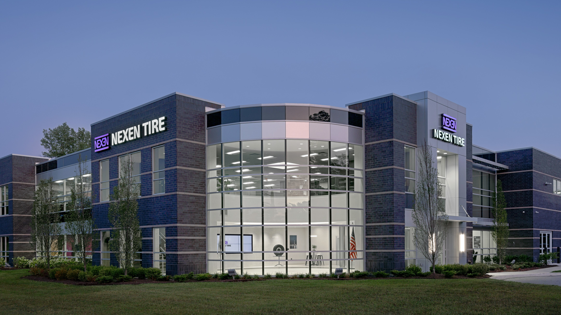 When up and running, Nexen Tire Corp.'s U.S. plant will have a daily production capacity of 30,000 units. The facility, which is scheduled to open by 2029, will represent an investment of $1.3 billion. (Pictured, Nexen Tire America Inc.'s U.S. headquarters in Richfield, Ohio.)
