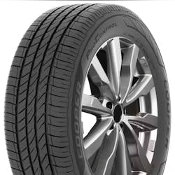 According to Goodyear officials, with Wear Extending Technology and larger polymers that add strength to the tire's compound for extended tread life, drivers can expect durability, backed with an up to 70,000-mile limited treadwear warranty. According to Goodyear officials, with Wear Extending Technology and larger polymers that add strength to the tire's compound for extended tread life, drivers can expect durability, backed with an up to 70,000-mile limited treadwear warranty.