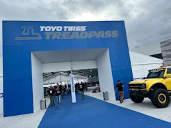 Toyo says light truck tire sales in North America helped drive its first quarter sales increase. Toyo says light truck tire sales in North America helped drive its first quarter sales increase.