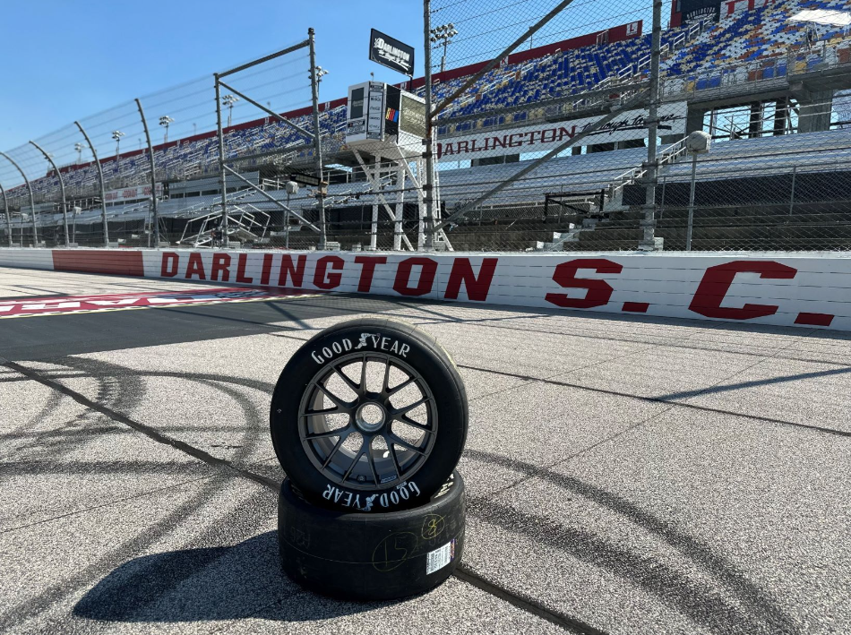 Goodyear Unveils Vintage Sidewall at Darlington Raceway Modern Tire Dealer