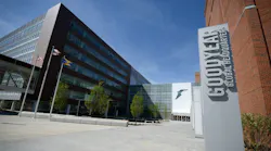 'We remain on target for full ramp-up in the third quarter of 2023,' says Goodyear. (Pictured, Goodyear's global headquarters in Akron, Ohio.)