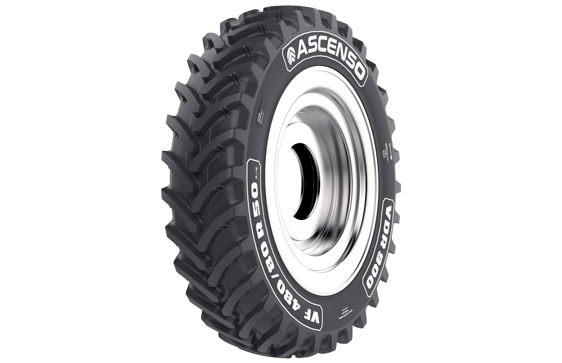 The VDR 900 (VF) from Ascenso is designed for self-propelled sprayers. The tire is available in 11 sizes.