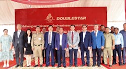 Doublestar's Cambodia plant will be up and running before the end of 2023. The company broke ground on the factory last month. Doublestar's Cambodia plant will be up and running before the end of 2023. The company broke ground on the factory last month.