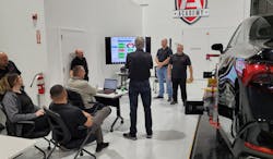 The training consists of one-day and two-day training courses and is intended for current and potential owners of Autel alignment and advanced driver assistance systems (ADAS) calibration equipment, according to Autel officials. The training consists of one-day and two-day training courses and is intended for current and potential owners of Autel alignment and advanced driver assistance systems (ADAS) calibration equipment, according to Autel officials.