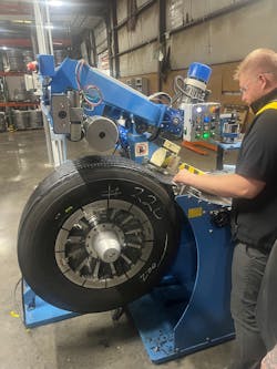 Bill Morgan III says he wanted to add retreading to his business, but also wanted to offer a product that wasn’t already available in his markets along Interstate 75 in Kentucky. He partnered with Continental and uses the ContiLifeCycle process. Bill Morgan III says he wanted to add retreading to his business, but also wanted to offer a product that wasn’t already available in his markets along Interstate 75 in Kentucky. He partnered with Continental and uses the ContiLifeCycle process.