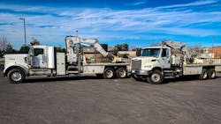 Brian Chase, Rice Tire’s president, says it takes lots of “vigilance and constant attention” to keep the dealership’s service truck technicians safe. Brian Chase, Rice Tire’s president, says it takes lots of “vigilance and constant attention” to keep the dealership’s service truck technicians safe.