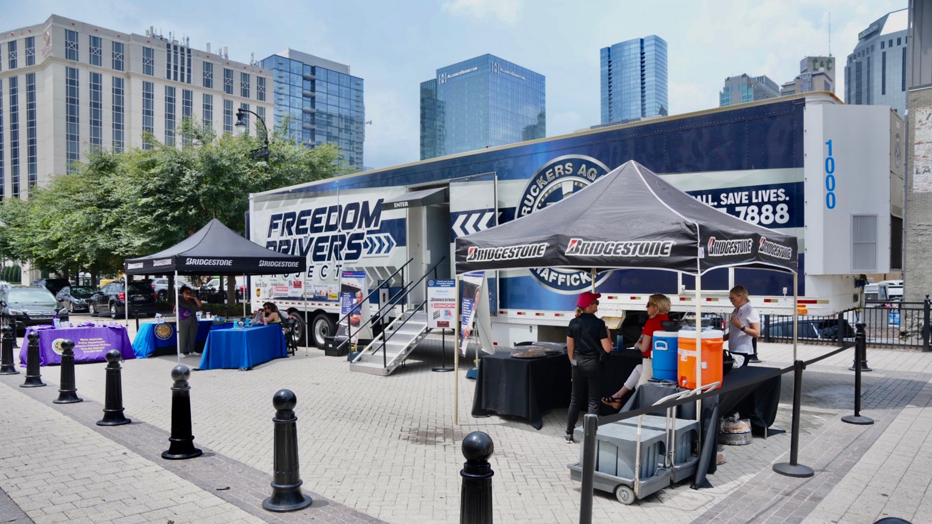 The day-long event - which also included the Pilot Co. and the Tennessee Bureau of Investigation - took place at Bridgestone Americas' headquarters in Nashville, Tenn.