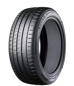 The tire's tread pattern is the same design used on Yokohama Rubber’s Advan Sport V107. The tire's tread pattern is the same design used on Yokohama Rubber’s Advan Sport V107.