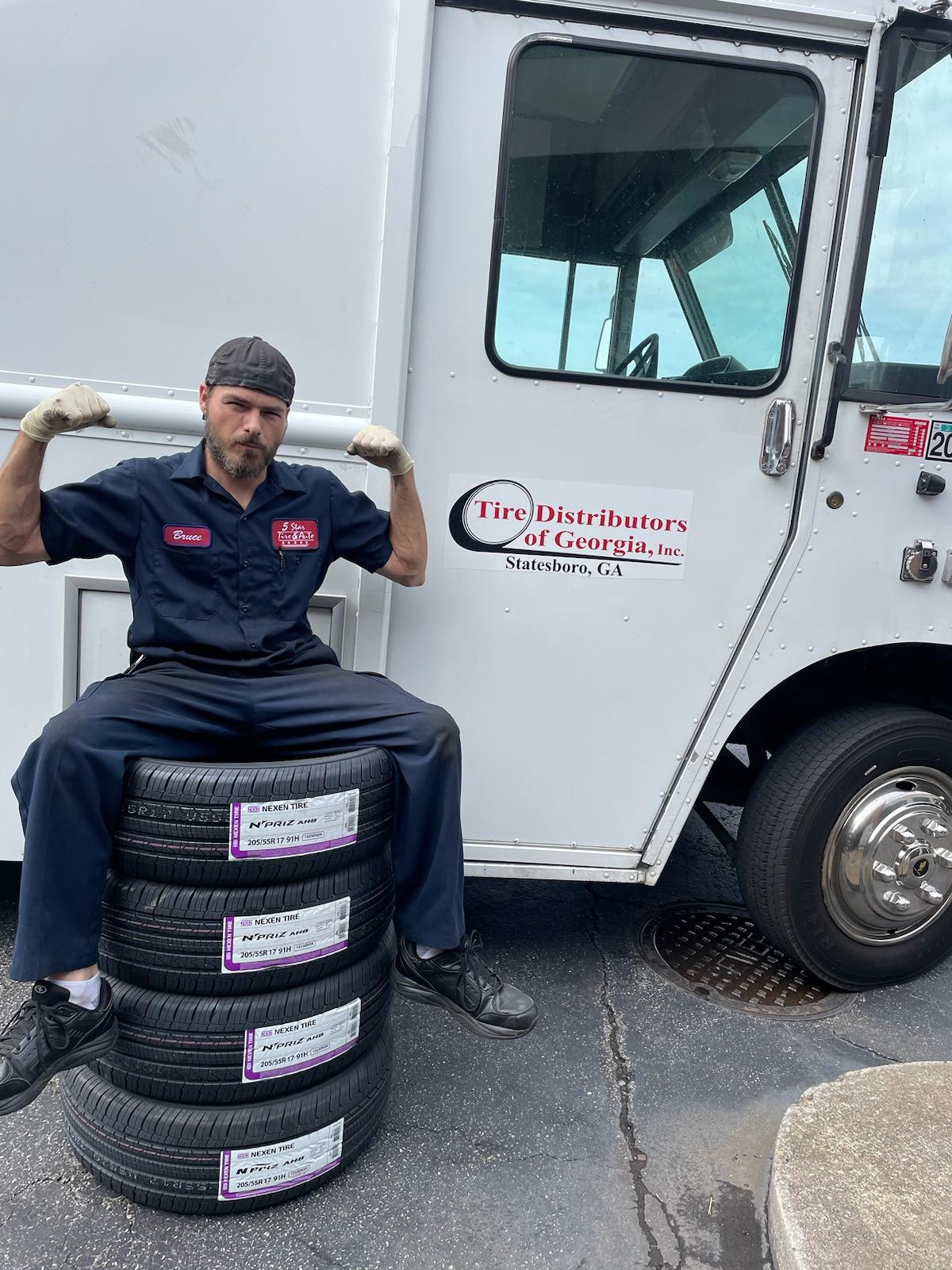 Photos Tire Distributors of Flexes With Fun Marketing Modern