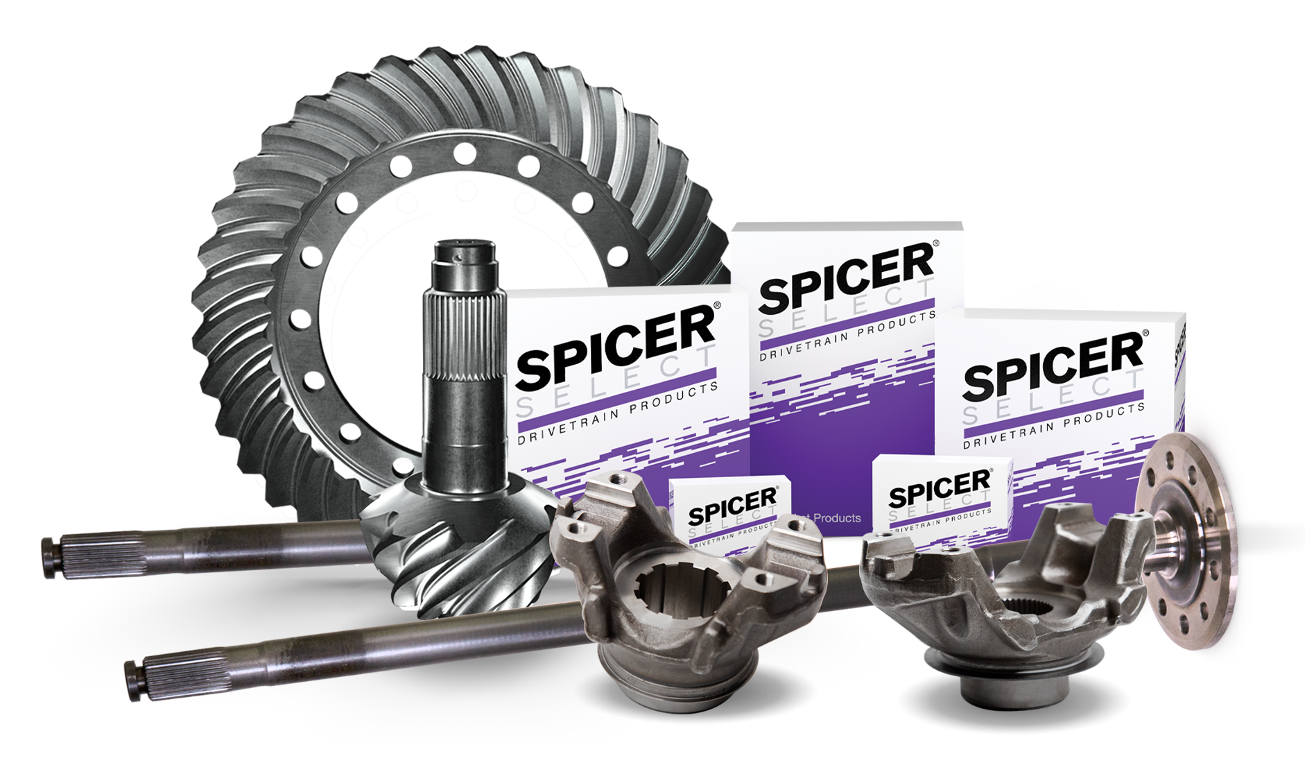 The Spicer Select RPL end yokes, slip yokes, weld yokes and yoke shafts are manufactured to help minimize noise and vibration and keep drivelines running smoothly.