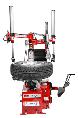 The Maxx 50 tire changer features key Maxx features but gives low-volume shops the ability to get a tire changer with only the essential tools they need. The Maxx 50 tire changer features key Maxx features but gives low-volume shops the ability to get a tire changer with only the essential tools they need.